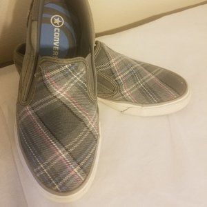 Converse Slip on Gray Sz 7